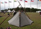 Vom deutschen Kontingent aus gabs die sogenannte Black Tent academy. Da konnte man die typischen deutschen Kohten selbst ausprobieren.